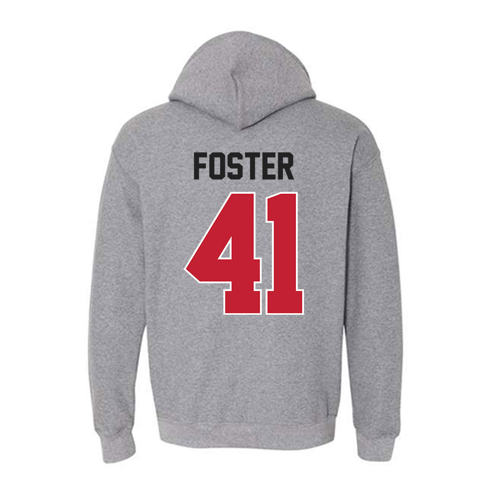 Ohio State - NCAA Men's Lacrosse : Kyle Foster - Classic Shersey Hooded Sweatshirt-1
