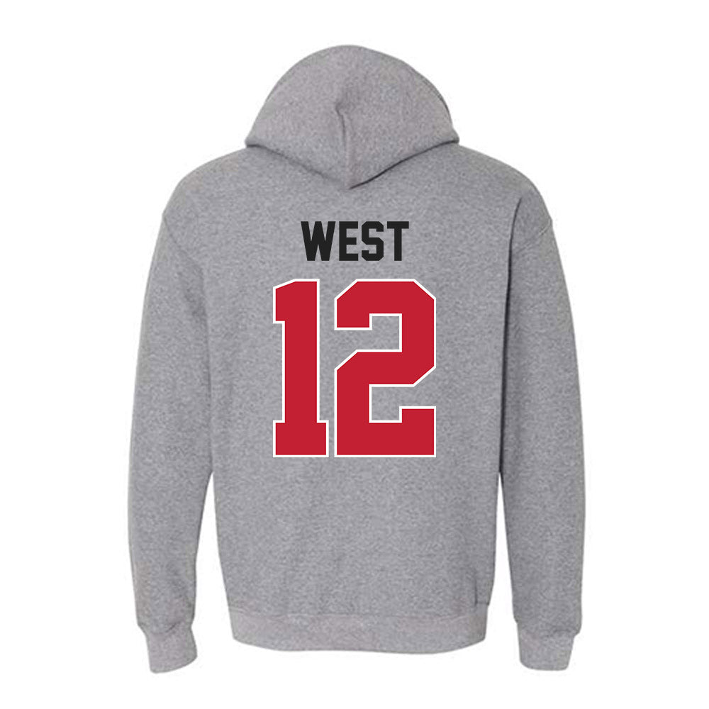 Ohio State - NCAA Baseball : Gavin West - Classic Shersey Hooded Sweatshirt-1