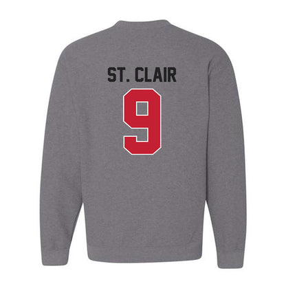Ohio State - NCAA Football : Tavien St. Clair - Classic Shersey Crewneck Sweatshirt-1