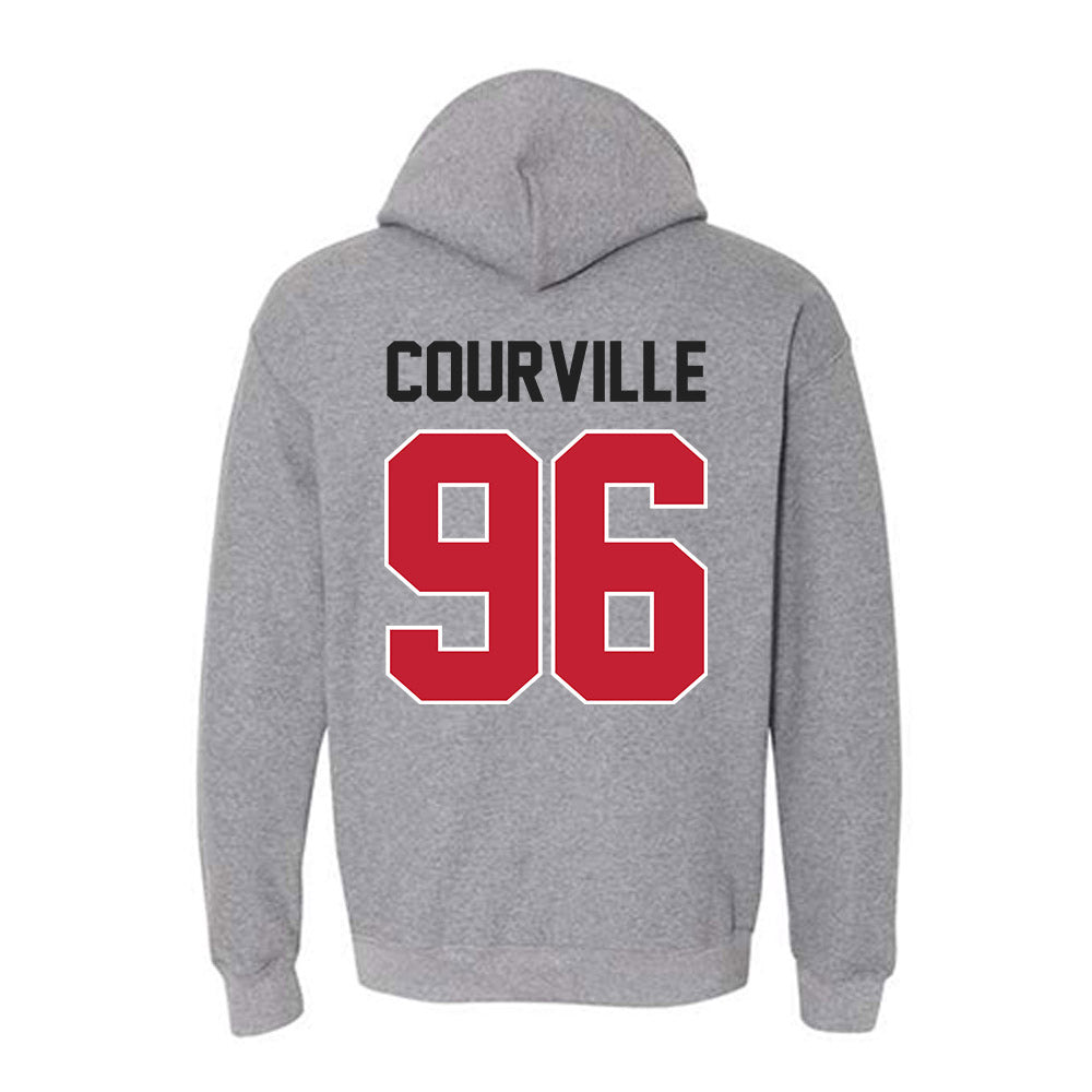 Ohio State - NCAA Football : Jackson Courville - Classic Shersey Hooded Sweatshirt-1
