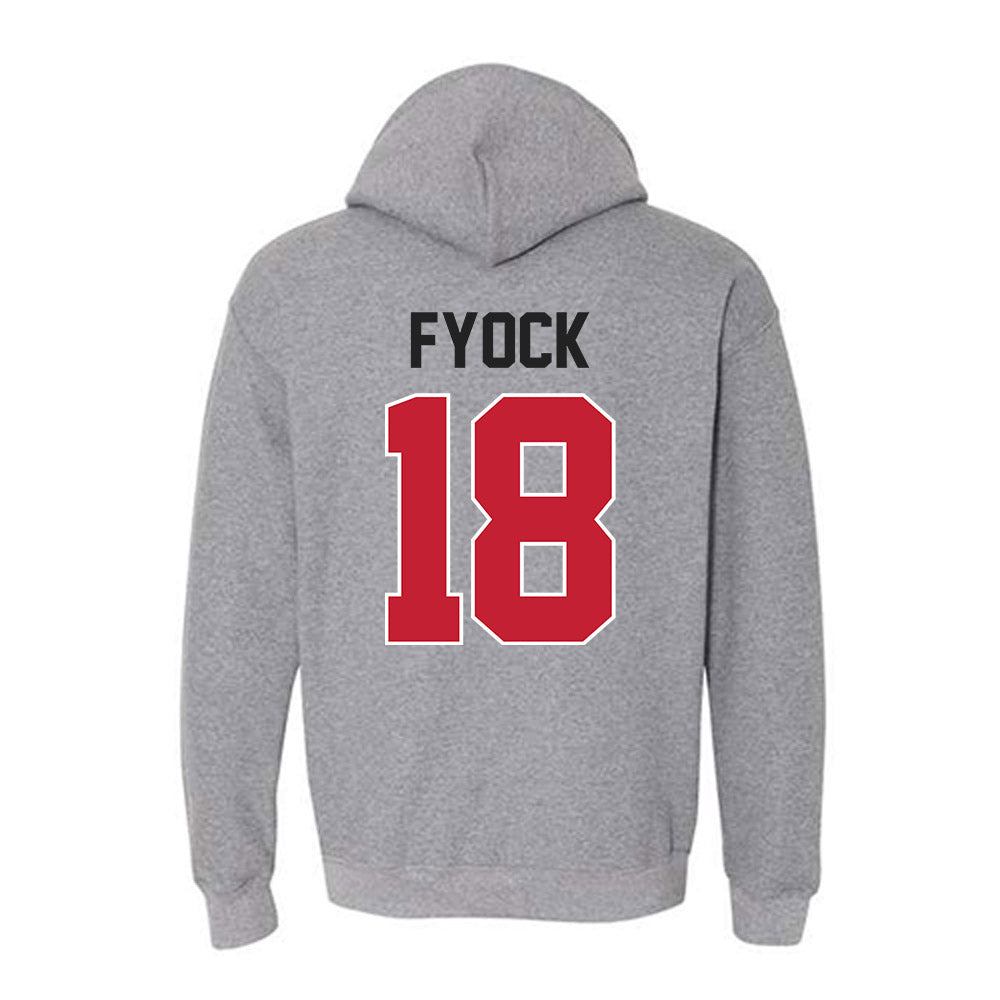 Ohio State - NCAA Men's Lacrosse : Caleb Fyock - Classic Shersey Hooded Sweatshirt-1