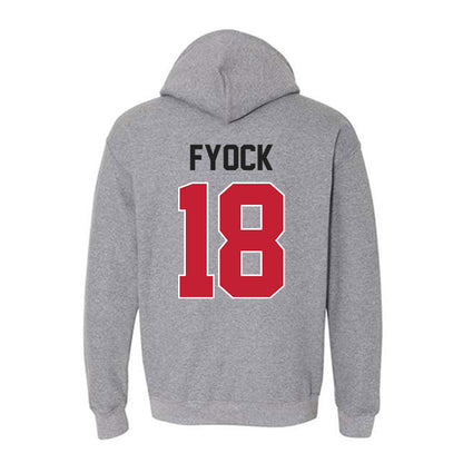Ohio State - NCAA Men's Lacrosse : Caleb Fyock - Classic Shersey Hooded Sweatshirt-1