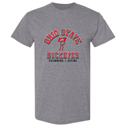 Ohio State - NCAA Men's Swimming & Diving : Clayton Chaplin - T-Shirt