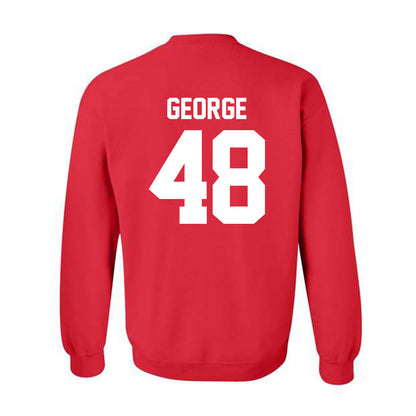 Ohio State - NCAA Football : Logan George - Sports Shersey Crewneck Sweatshirt-1