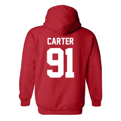 Ohio State - NCAA Football : Jarquez Carter - Sports Shersey Hooded Sweatshirt-1