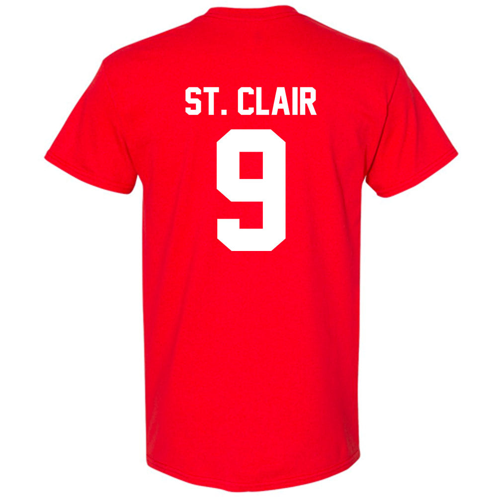 Ohio State - NCAA Football : Tavien St. Clair - Sports Shersey T-Shirt-1
