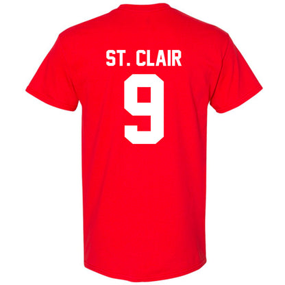 Ohio State - NCAA Football : Tavien St. Clair - Sports Shersey T-Shirt-1