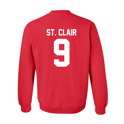 Ohio State - NCAA Football : Tavien St. Clair - Sports Shersey Crewneck Sweatshirt-1