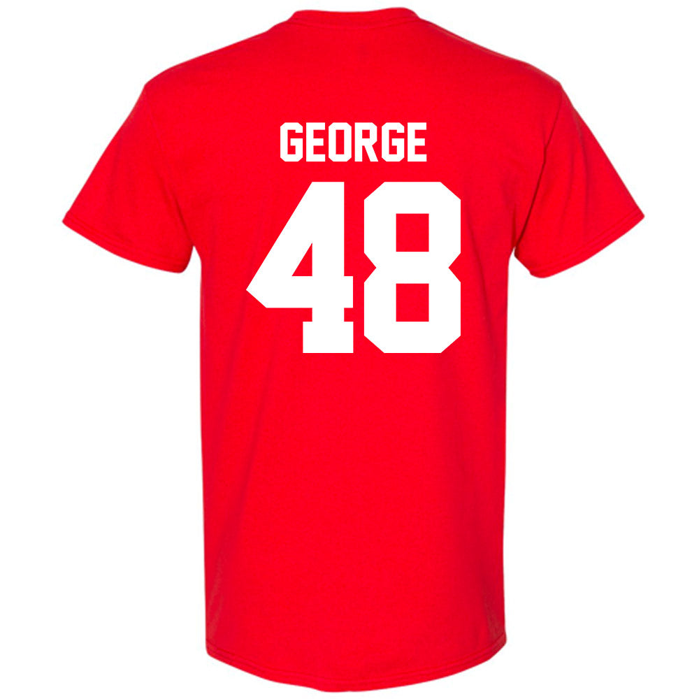 Ohio State - NCAA Football : Logan George - Sports Shersey T-Shirt-1