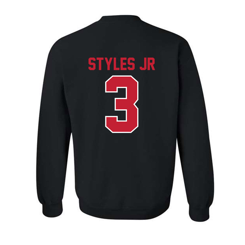 Ohio State - NCAA Football : Lorenzo Styles Jr - Sports Shersey Crewneck Sweatshirt-1