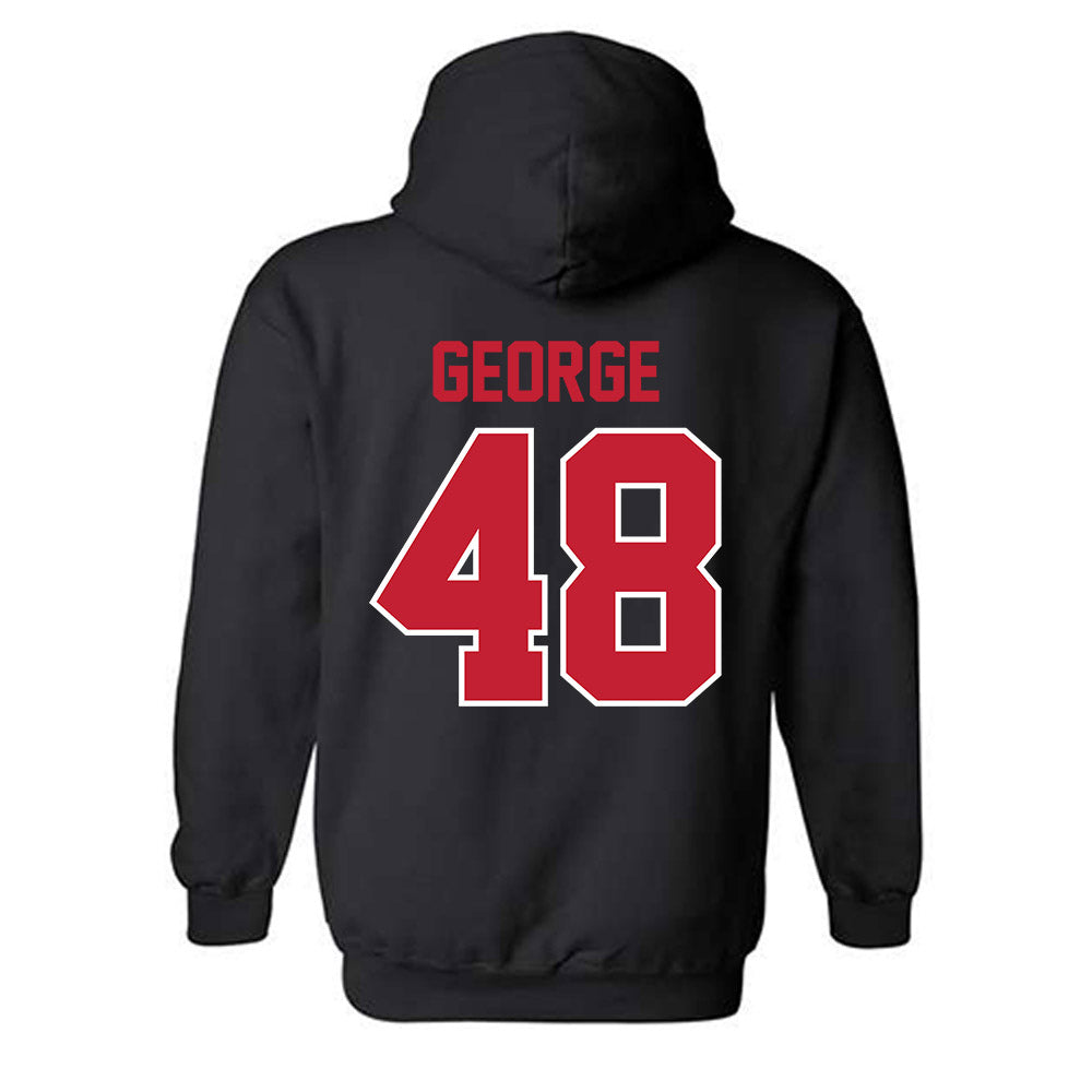 Ohio State - NCAA Football : Logan George - Sports Shersey Hooded Sweatshirt-1
