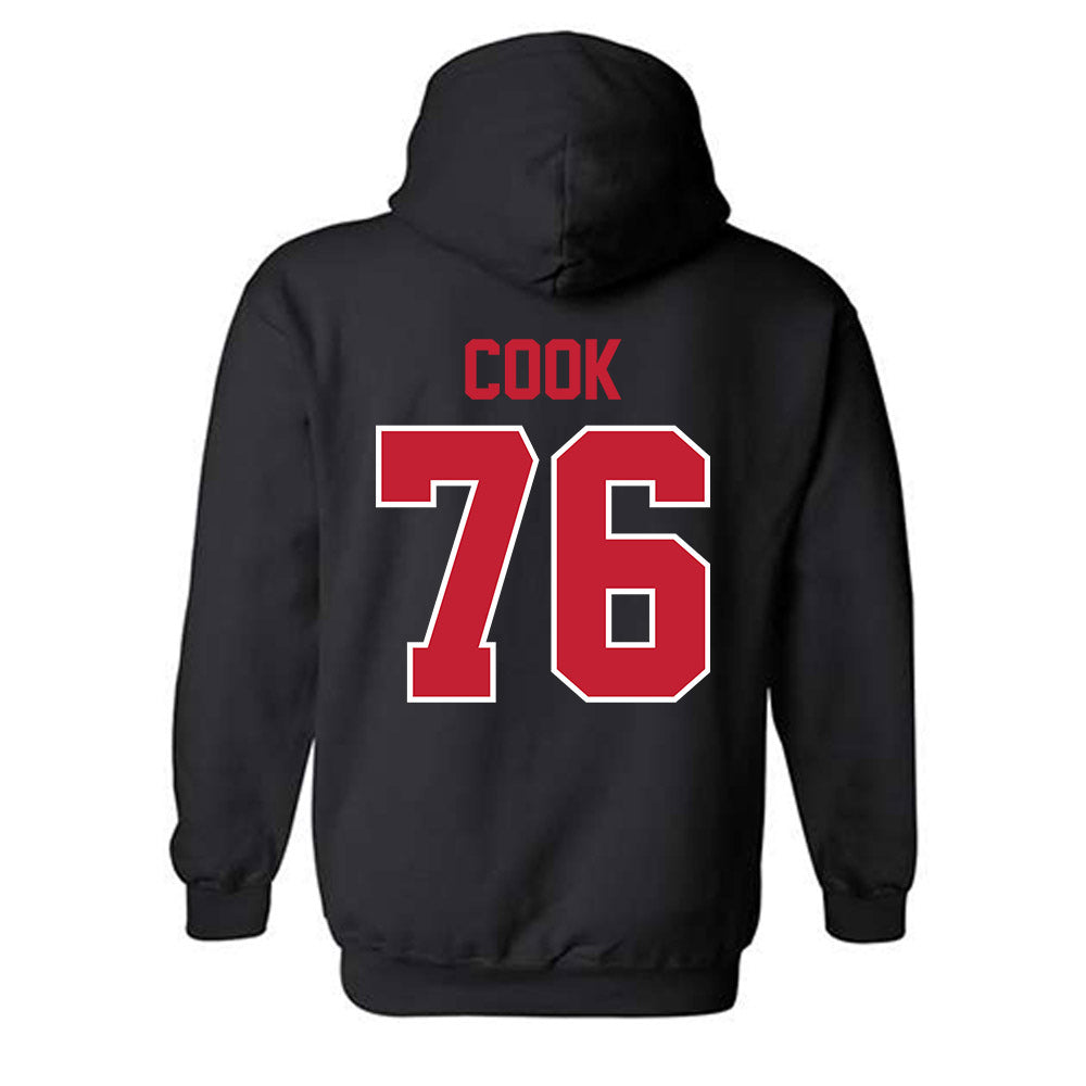 Ohio State - NCAA Football : Jake Cook - Sports Shersey Hooded Sweatshirt-1