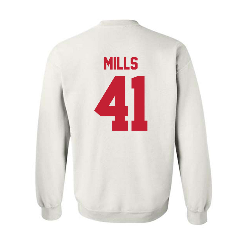 Ohio State - NCAA Football : Grant Mills - Sports Shersey Crewneck Sweatshirt-1