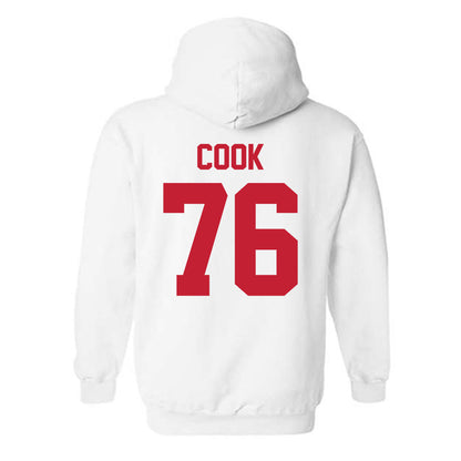 Ohio State - NCAA Football : Jake Cook - Sports Shersey Hooded Sweatshirt-1