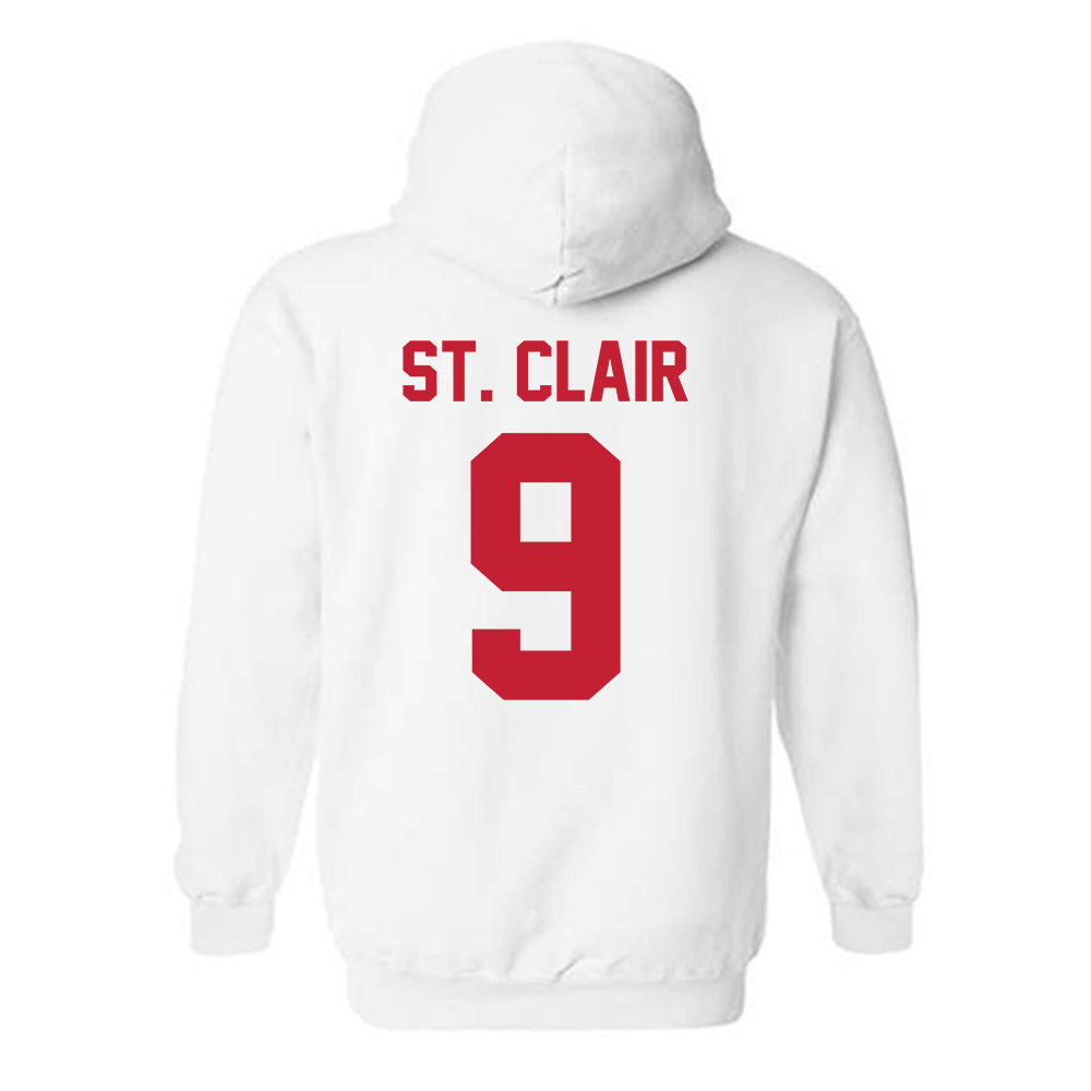 Ohio State - NCAA Football : Tavien St. Clair - Sports Shersey Hooded Sweatshirt-1