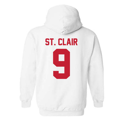 Ohio State - NCAA Football : Tavien St. Clair - Sports Shersey Hooded Sweatshirt-1