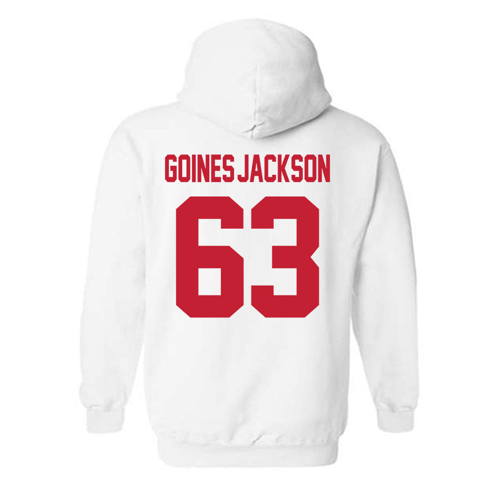 Ohio State - NCAA Football : Julian Goines-Jackson - Sports Shersey Hooded Sweatshirt-1