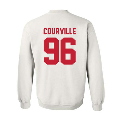 Ohio State - NCAA Football : Jackson Courville - Sports Shersey Crewneck Sweatshirt-1