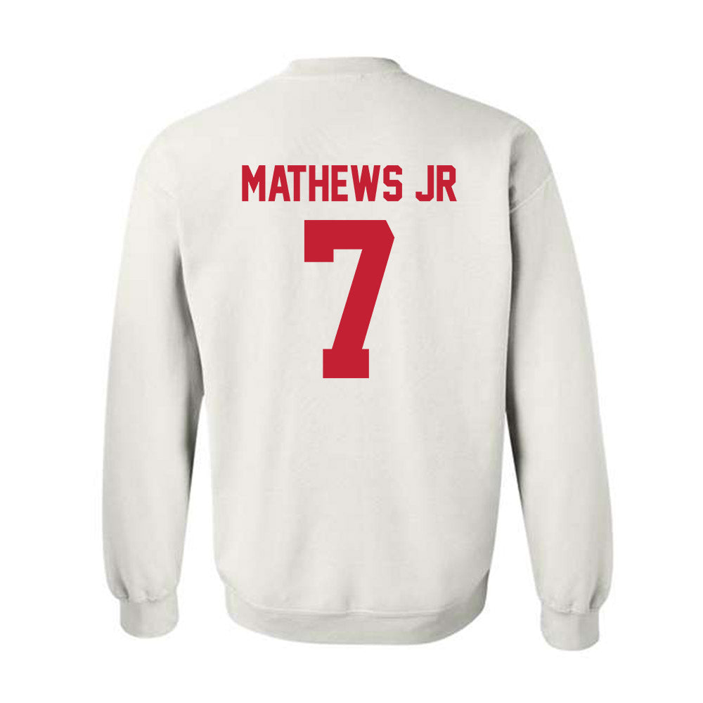 Ohio State - NCAA Football : Jermaine Mathews Jr - Sports Shersey Crewneck Sweatshirt-1
