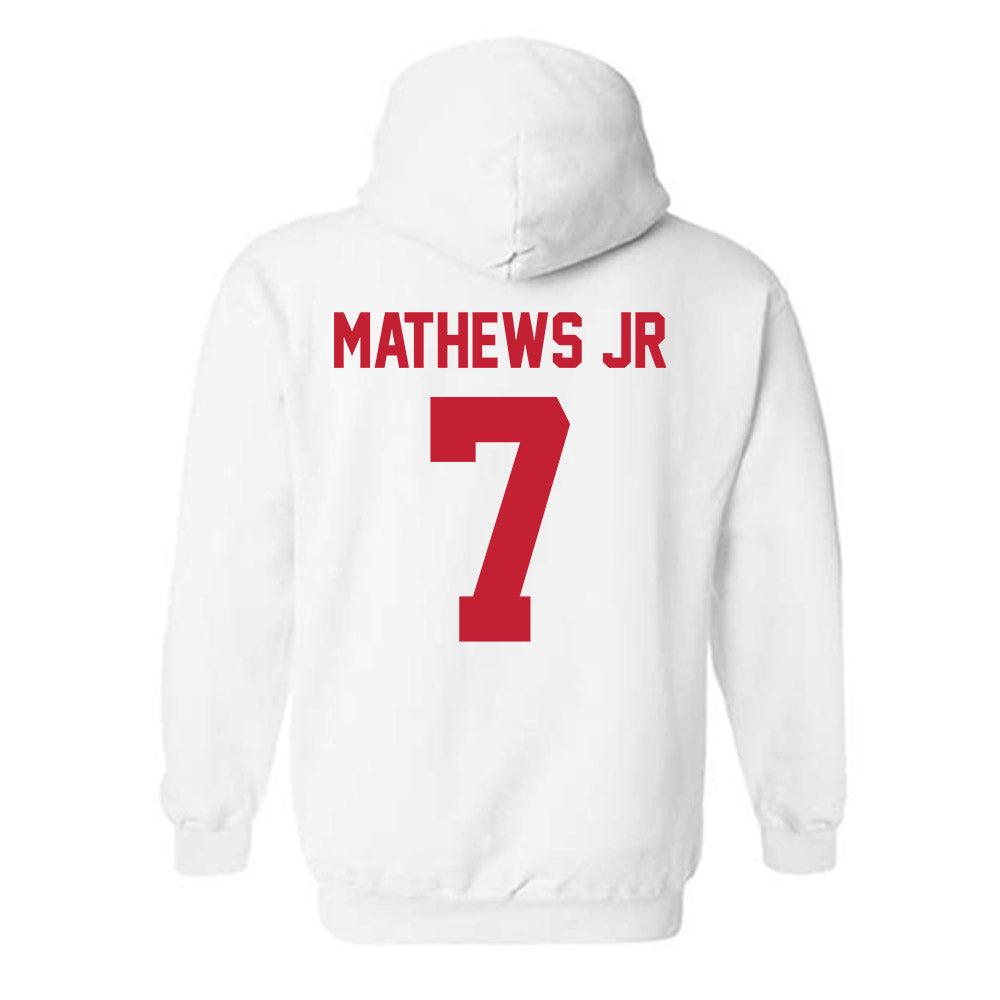 Ohio State - NCAA Football : Jermaine Mathews Jr - Sports Shersey Hooded Sweatshirt-1