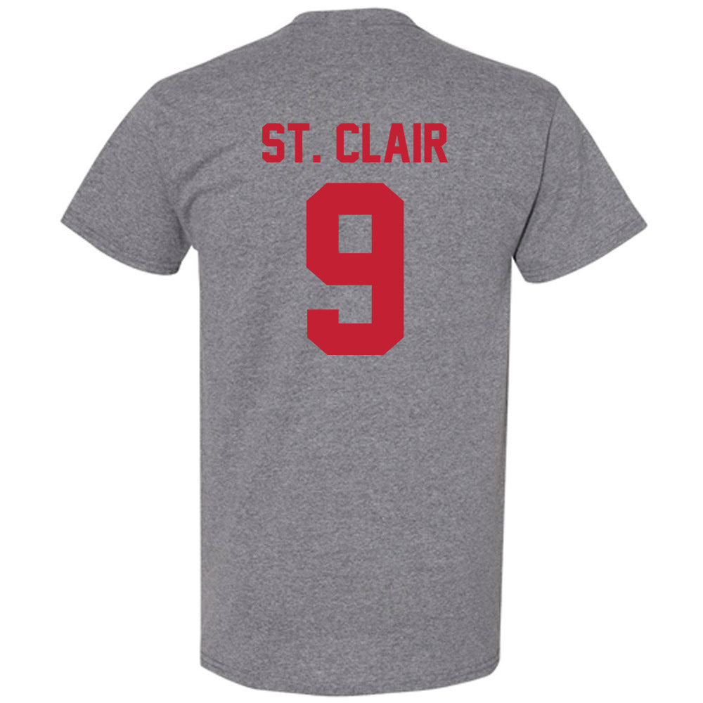 Ohio State - NCAA Football : Tavien St. Clair - Sports Shersey T-Shirt-1