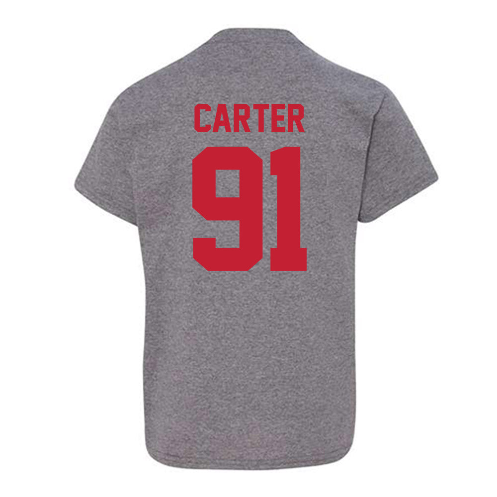 Ohio State - NCAA Football : Jarquez Carter - Sports Shersey Youth T-Shirt-1