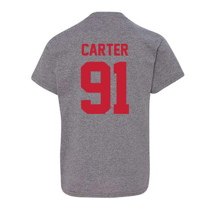 Ohio State - NCAA Football : Jarquez Carter - Sports Shersey Youth T-Shirt-1