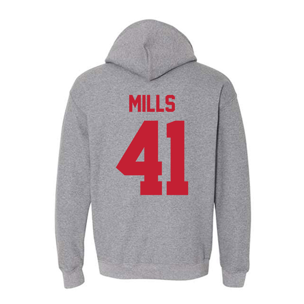 Ohio State - NCAA Football : Grant Mills - Sports Shersey Hooded Sweatshirt-1