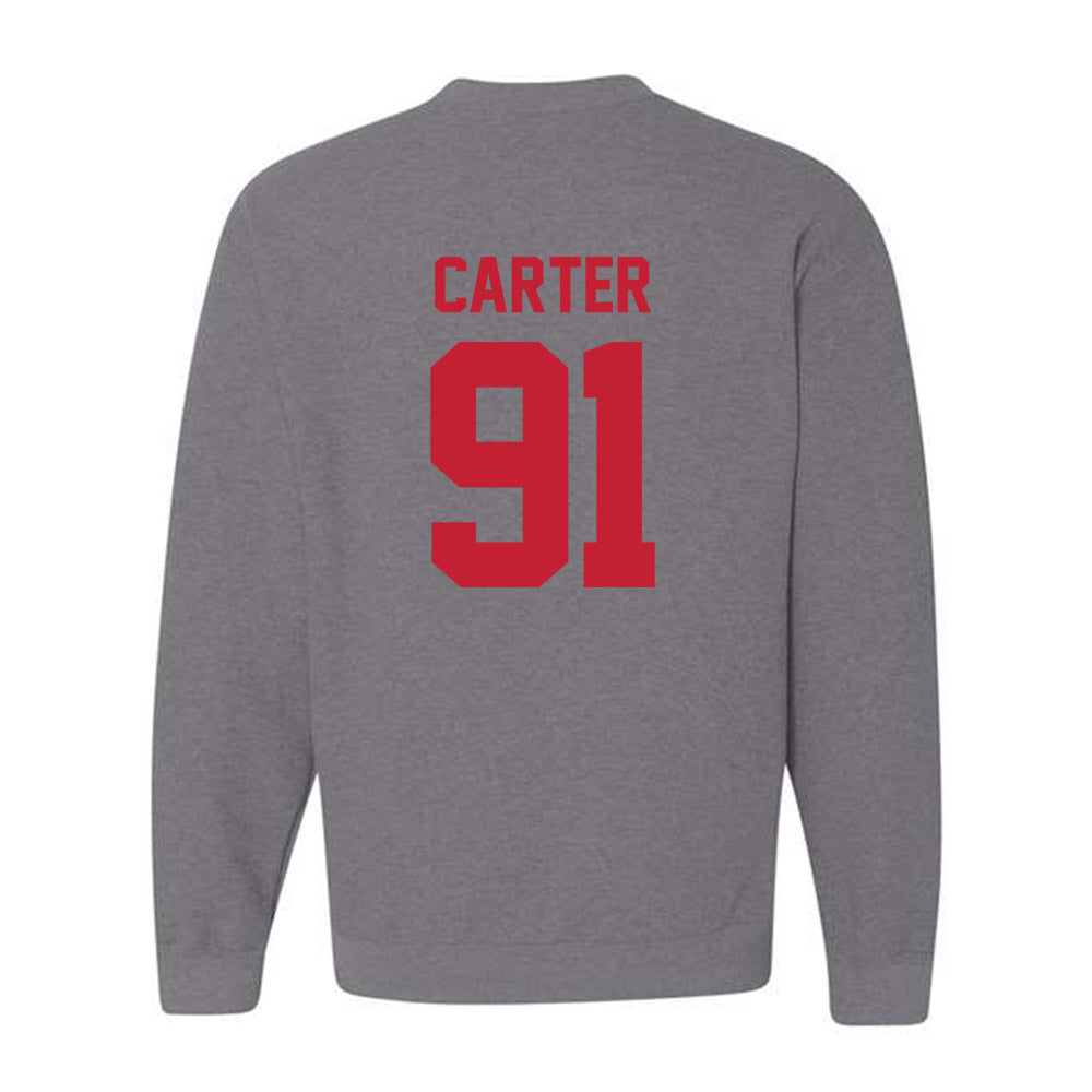 Ohio State - NCAA Football : Jarquez Carter - Sports Shersey Crewneck Sweatshirt-1
