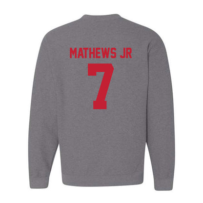 Ohio State - NCAA Football : Jermaine Mathews Jr - Sports Shersey Crewneck Sweatshirt-1