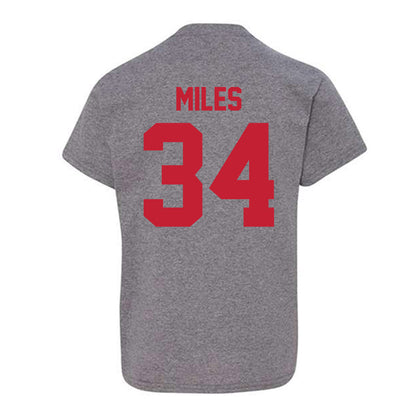 Ohio State - NCAA Football : Bukari Miles - Sports Shersey Youth T-Shirt-1