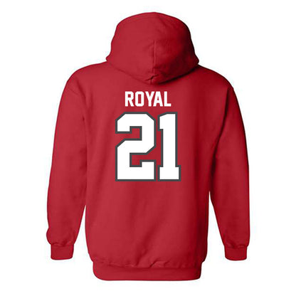 Ohio State - NCAA Men's Basketball : Devin Royal - Sports Shersey Hooded Sweatshirt-1