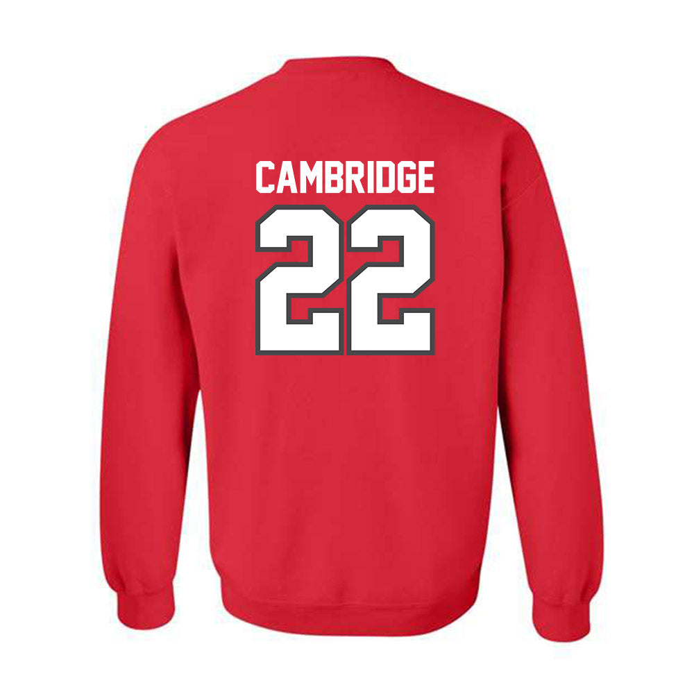Ohio State - NCAA Women's Basketball : Jaloni Cambridge - Sports Shersey Crewneck Sweatshirt-1
