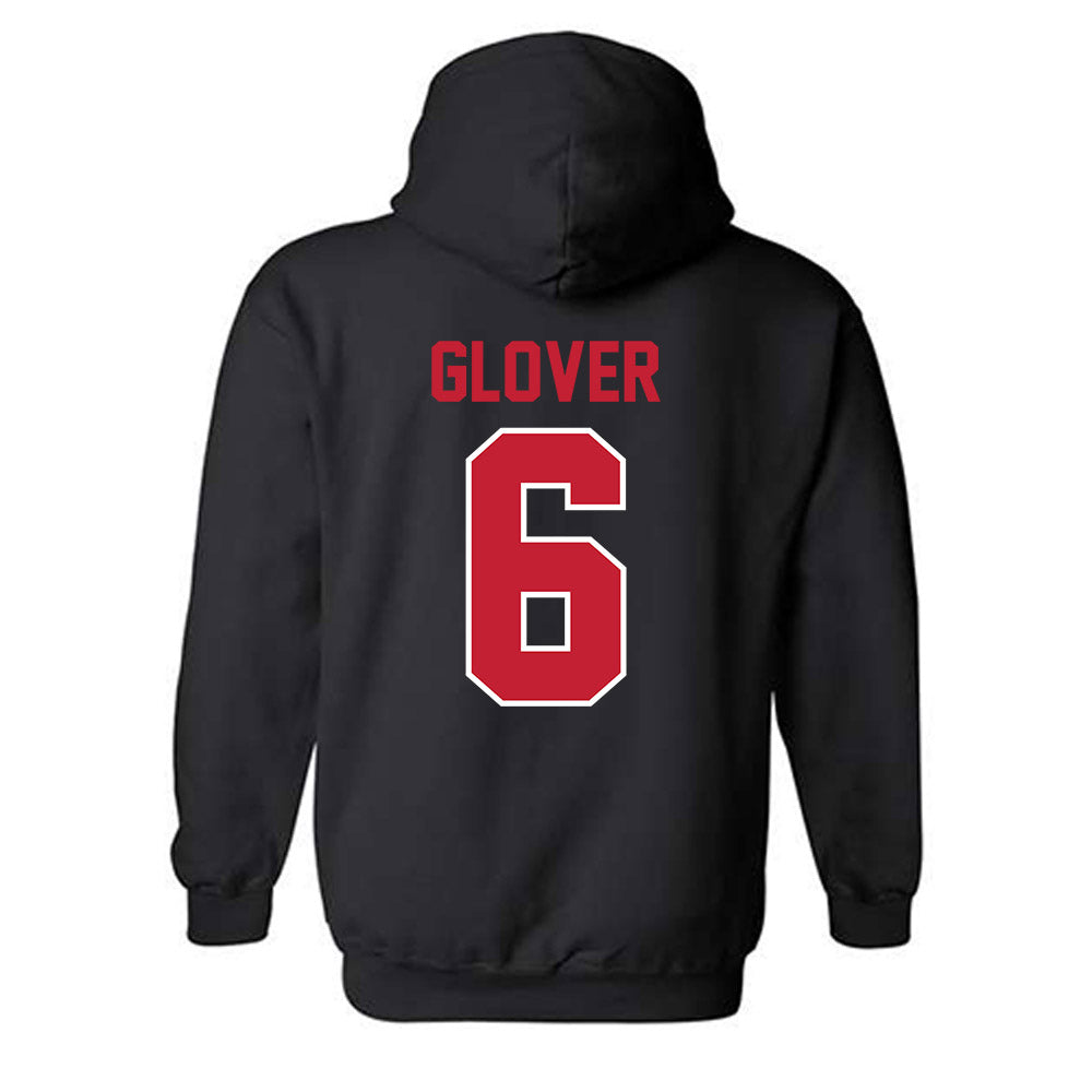 Ohio State - NCAA Men's Basketball : Ques Glover - Sports Shersey Hooded Sweatshirt-1