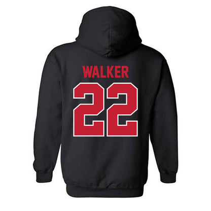 Ohio State - NCAA Women's Basketball : Eboni Walker - Sports Shersey Hooded Sweatshirt-1