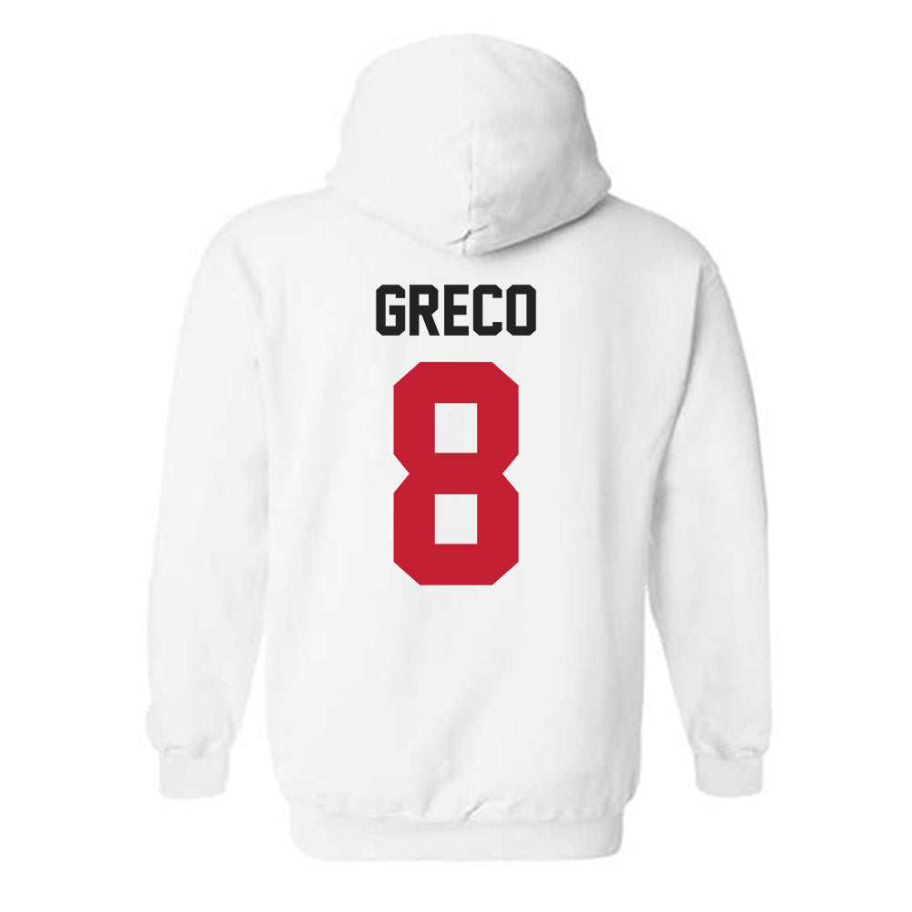 Ohio State - NCAA Women's Soccer : ava greco - Sports Shersey Hooded Sweatshirt-1