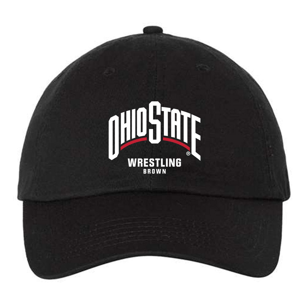 Ohio State - NCAA Wrestling : Brayden Brown - Dad Hat-0