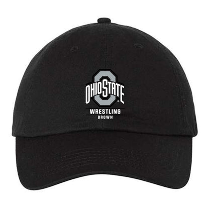 Ohio State - NCAA Wrestling : Brayden Brown - Dad Hat-1