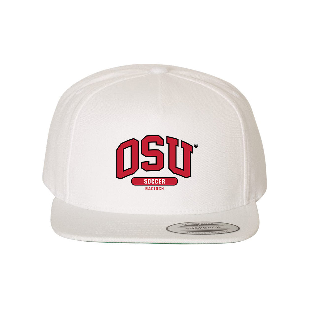 Ohio State - NCAA Women's Soccer : Mirann Gacioch - White Snapback Hat