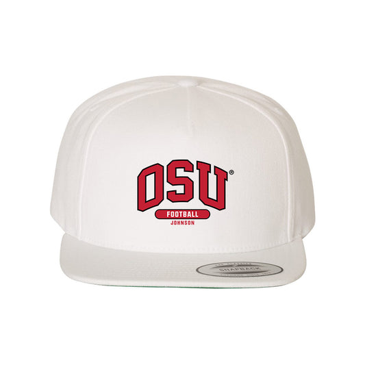 Ohio State - NCAA Football : Collin Johnson - White Snapback Hat