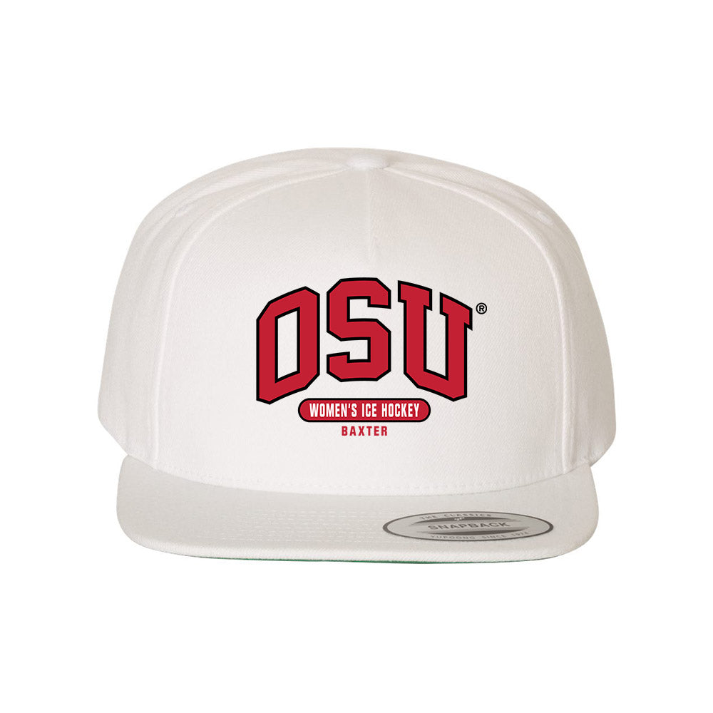 Ohio State - NCAA Women's Ice Hockey : Jordan Baxter - Snapback Hat-0