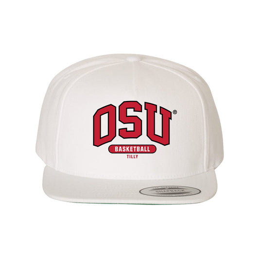 Ohio State - NCAA Men's Basketball : Christoph Tilly - Snapback Hat-0