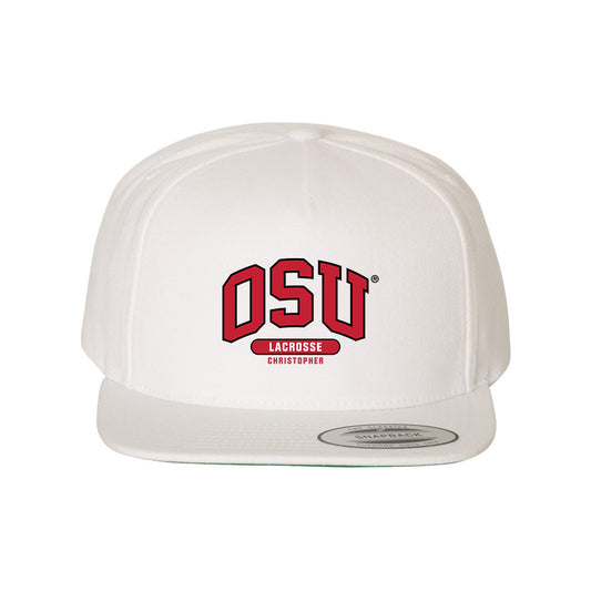 Ohio State - NCAA Men's Lacrosse : Cayden Christopher - White Snapback Hat