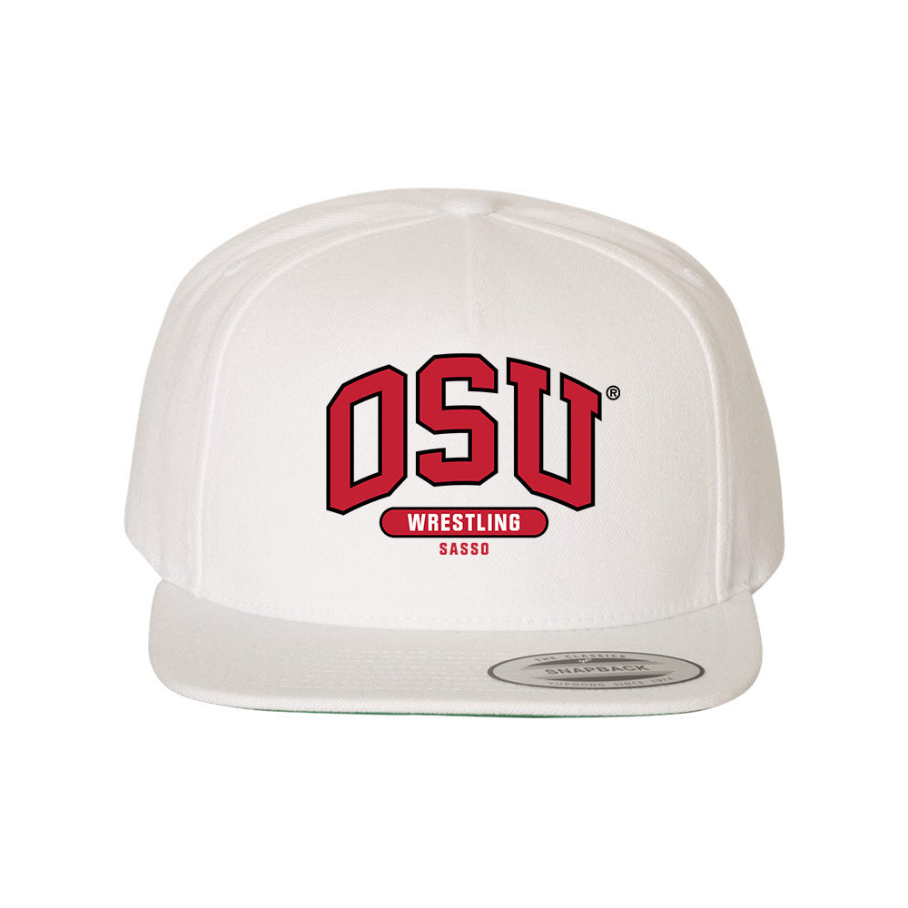 Ohio State - NCAA Wrestling : Sammy Sasso - Snapback Hat-0