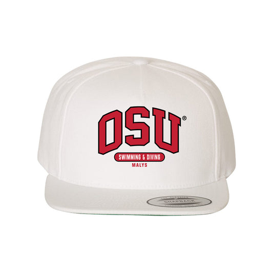 Ohio State - NCAA Women's Swimming & Diving : Lucy Malys - Snapback Hat-0