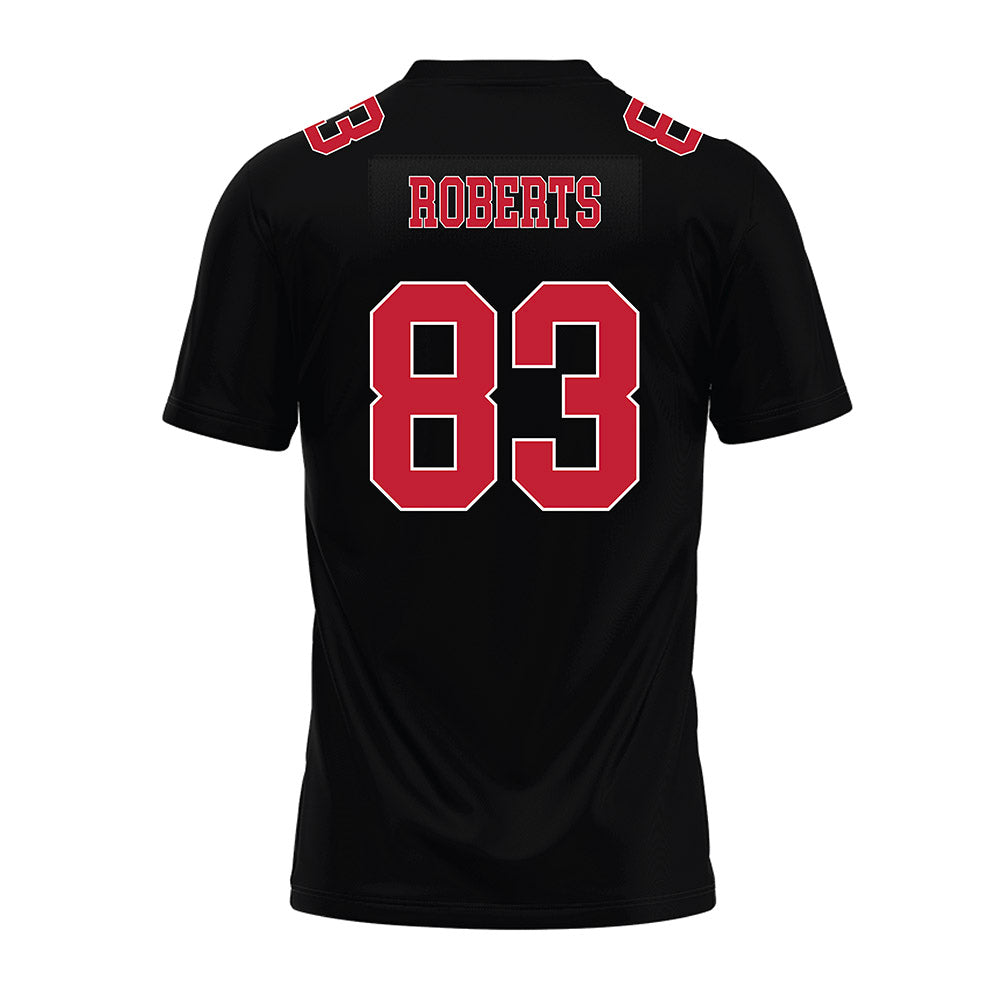Ohio State - NCAA Football : Nate Roberts - Black Premium Football Jersey-1