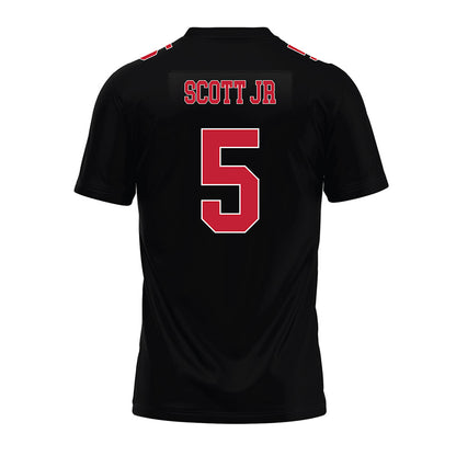 Ohio State - NCAA Football : Aaron Scott Jr - Black Premium Football Jersey