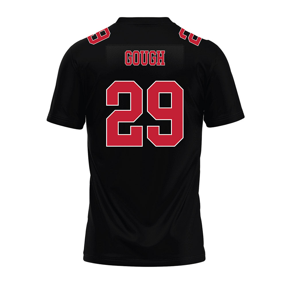 Ohio State - NCAA Football : Glorien Gough - Black Premium Football Jersey