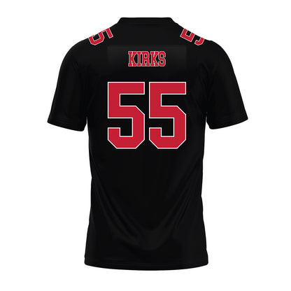Ohio State - NCAA Football : Dominic Kirks - Black Premium Football Jersey-1