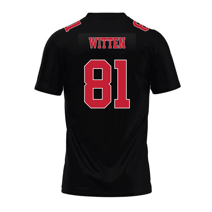 Ohio State - NCAA Football : Damarion Witten - Black Premium Football Jersey-1